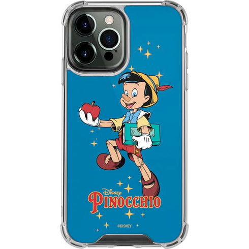 Disney Pinocchio No Strings Attached iPhone 13 Pro Max Clear Case